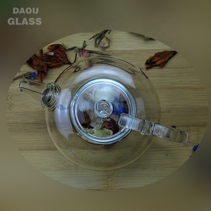 กาน้ำชาแก้วทนอุณหภูมิสูง400มล. พร้อมตัวกรองรางน้ำเค้กยอดนิยม - Product Image 6