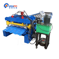 Machine de formage de tuiles métalliques à haute précision avec structure de base renforcée