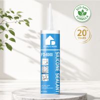 Scellant silicone neutre écologique FEIDU FD-6000 300ml, haute résistance adhésive, adhésif UV, décoration intérieure, étanchéité des fenêtres