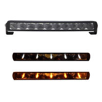 Barre lumineuse de conduite 4x4 BRTLED BL1010CS 100W IP68 étanche en aluminium moulé sous pression, 10 LED courbées de 10W, DRL 12V