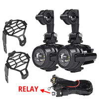 Lampes universelles pour moto, projecteurs LED, phares externes, feux antibrouillard LED modifiés pour moto