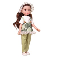 Haute qualité nouveauté 14 pouces vinyle poupée jouet bébé filles poupées beauté habillé princesse poupée jouet pour les filles