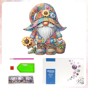 VANCY ARTS <span class=keywords><strong>5D</strong></span> DIY Fleur Gnome Diamant Art Kit Cristal Broderie <span class=keywords><strong>Strass</strong></span> Acrylique Table Top Décoration - Product Image 5