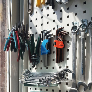 Pegboard Tool <b>Rack</b> With Hooks For Pliers <b>Wire</b> Stripper Storage Wall Mount Organization Auto Repair Workshop Use - Product Image 3