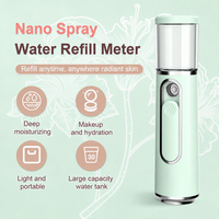 Dispositivo Portátil de Pulverización Nano Hidratante, Vaporizador Facial de Mano para el Cuidado de la Piel en Movimiento, Recargable, con Pulverización Fina, Belleza Personal