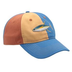 Design personnalisé multicolore 6 panneaux chapeaux de papa non structurés broderie plate Fish Club casquettes de sport dos Snapback chapeaux - Product Image 3