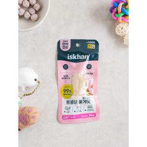 MEILLEURE collation pour chien lyophilisée de qualité supérieure 26g Izukan Cat Chipgong Poulets Goût de boeuf et de fruits Biologique et sans danger pour les aliments 385 Wons par 10g - Product Image 1