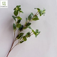 Feuilles de menthe artificielles de haute qualité, 81 cm, aspect réaliste, feuilles de menthe verte, verdure pour la décoration de mariage, de la maison, du salon