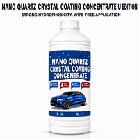 Concentré de revêtement en cristal de quartz nano, édition U, liquide d'étanchéité pour peinture automobile, 1L, hydrophobe