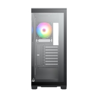 Tecnomall Latest Design Oem Dual Tempered Glass Desktop Computer Case Pc Gaming Casing Gamer Type C Usb3.0 Full Tower Atx Case
