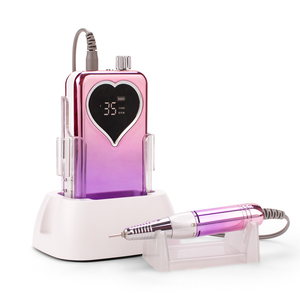 Sistema de taladro de uñas inalámbrico avanzado de 35000RPM, Lima eléctrica recargable de grado profesional para todo tipo de uñas, salón de casa - Product Image 3