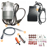 Meuleuse suspendue électrique suspendue 4MM 220V Ponceuse Jade Carving Machine Accessories Polishing & Drilling Machine