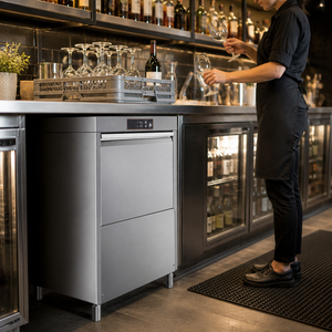 Lavavajillas Comercial Bajo Mostrador para 60 Bandejas/Hora, 85 ° Lavavajillas de Alta Temperatura para Bares, Hoteles y Restaurantes - Product Image 3
