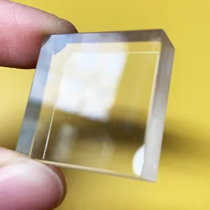 Para diodo laser ipl pele cosmética, 515 a 1200nm quadrado ou redondo safira óptica cristal luz guia janela de vidro