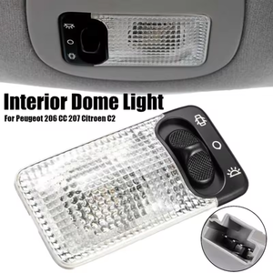 OEM NO.6362AC 6362K9 6362P3 Hot <strong>Sale</strong> Auto Interior Roof Light Dome Reading Light <strong>for</strong> Citroen C1 C2 C3 <strong>Peugeot</strong> 206 <strong>CC</strong> <strong>207</strong> - Product Image 4