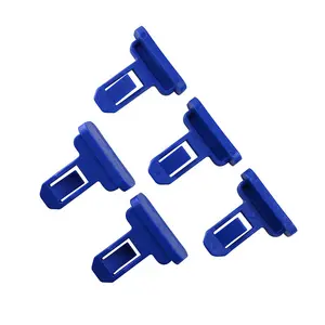 Zubehor-clips de plástico para guardabarros de coche, sujetadores de parachoques, herramientas automotrices, color azul, 75392-35200