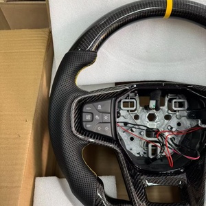 Volant de voiture <span class=keywords><strong>sport</strong></span> amélioré pour <span class=keywords><strong>Ford</strong></span> Mustang Raptor Bronco, en cuir et fibre de carbone, accessoires de voiture - Product Image 5