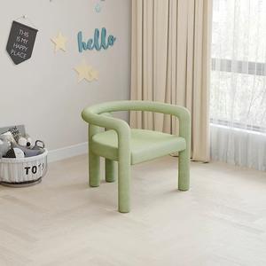 <span class=keywords><strong>Silla</strong></span> de Terciopelo Multicolor, Estilo Moderno y Minimalista, para Tocador, con Reposabrazos de Tubo Redondo Integrado y Estable, para Uso en Vestidor - Product Image 6