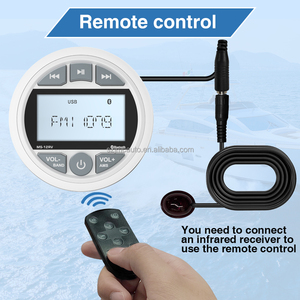 JMC-Receptor de medios inteligente BT, altavoz estéreo marino con USB 2,0, Radio marina, audio AM FM, música MP3 para yate, ATV, UTV, SUV, barco de golf - Product Image 6