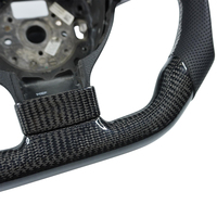 Volant de voiture en fibre de carbone personnalisé en usine pour Volkswagen Golf 5 B6 MK5 GTI R, accessoire automobile