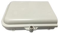 Kotak konektor Terminal luar ruangan Ftth IP65 8 Port 1x16 serat optik CE bersertifikat dengan penjepit tiang