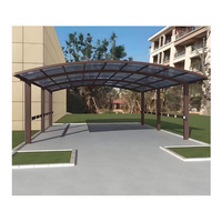 Toldos de aleación de aluminio para exteriores, toldos de estilo Simple, paneles de pérgola de techo arqueado, refugio impermeable para Patio Garden Villas
