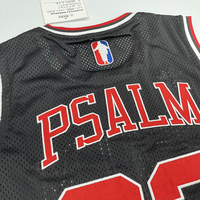 Vente en gros Maillot de basket-ball en maille pour hommes Maillot de basket-ball personnalisé de haute qualité pour jeunes