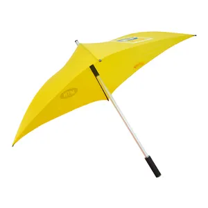 Mode maßge schneiderte Marke Regen farbe 4 Panels quadratischen Regenschirm