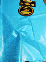 100% Pima 80x80 Ramadan HOTSALE Tissu africain Bazin Riche