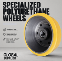 HY 285 X100 mm Référence HY 4021574 MR16-BR / MR16-N / MR16-HD / MR20 Roue de charge solide en polyuréthane durable