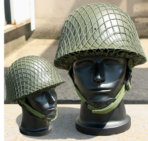 Casque en acier EDS DF80 pour la photographie, le cosplay, l'industrie cinématographique, personnalisable en couleur camouflage vert et noir - Product Image 4