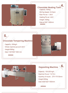 บ้านมินิช็อกโกแลตชิปเครื่อง Line ตารางชุด Compound บาร์ Depositor ช็อกโกแลต Maker - Product Image 3