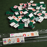 Mascualine – Nouveaux jeux de tuiles de mahjong en acrylique de luxe sur mesure avec fonction poker, durables, écologiques et portables pour le jeu de casino