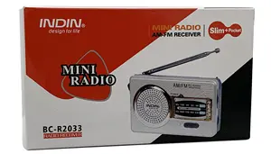 Marke ned 2024 tragbare Mini-Tasche AA-Akku FM AM Antenne Funk für Rettung Notfall gebraucht