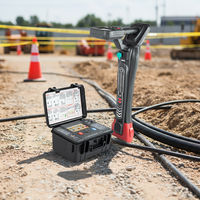Détecteur de métaux souterrains portable d'usine, testeur numérique, localisateur de câbles électriques et de tuyaux 220V IP55, précision 0,1%