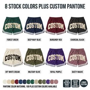 <span class=keywords><strong>Pantalones</strong></span> Cortos Deportivos de Algodón para Hombre, Estilo Verano, con Pedrería, Lavado Ácido, Cintura Elástica, Ecológicos - Product Image 4