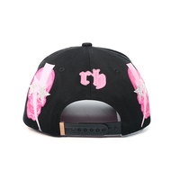 Nueva Gorra de Béisbol de Lujo con Parche de Cuero de Estrella de Rock, 5 Paneles, Bordado Personalizado, Visera de Gamuza, con Diseño de Estrella y Pedrería