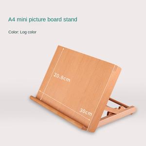 Bivew Art hêtre bois pliant peinture <span class=keywords><strong>chevalet</strong></span> tableau de bureau tableau de bureau pour studio ou usage domestique - Product Image 6