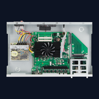 PC serveur pare-feu industriel châssis 1U OEM Intel 4ème génération Core I3 I5 I7 CPU Z87 jeu de puces 6 NIC Gigabit RJ45 RouterOS PfSense