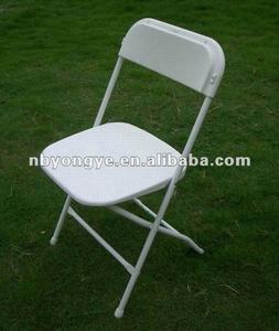 Sillas Plegables de Resina Blanca de Acero y Plástico para Eventos, Fiestas, Restaurantes, Capacitación y Comedor - Product Image 2