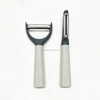 Professionele 2-delige groenteschillerset - Y- en rechte schillers met zeshoekige grip & 3Cr13 messen