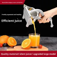 Fabrieksdirecte verkoop moderne aluminiumlegering handmatige citruspers voor fruit, sinaasappels, watermeloenen, citroenen - multifunctionele handpers