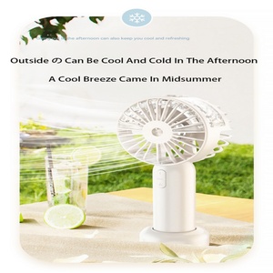 Hot 2-in-1 Handheld Water Mist Spray Hand Fan USB the Same Air <b>Cooler</b> Fan Portable <b>Mini</b> Fan - Product Image 6