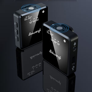 Microphone cravate sans fil à condensateur SX39 de haute qualité, réduction du bruit pour l'enregistrement HD, la diffusion en direct, la prise de vue vidéo - Product Image 4