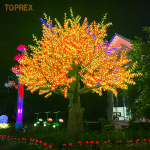 Tùy Chỉnh Ip65 Giáng Sinh Sản Xuất Sản Xuất PVC <span class=keywords><strong>LED</strong></span> Mô Phỏng Cây Ánh Sáng Khổng Lồ <span class=keywords><strong>LED</strong></span> Ánh Sáng Cây Lớn Cây Nhân Tạo - Product Image 3