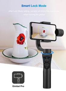 OEM profesional 3-Axis inteligente cardán de mano <span class=keywords><strong>Selfie</strong></span> <span class=keywords><strong>Stick</strong></span> estabilizador F6 Smartphone APP Control pista activa con trípode - Product Image 6