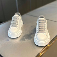 Chaussures blanches classiques pour hommes à bout rond, style Campus tendance, polyvalentes