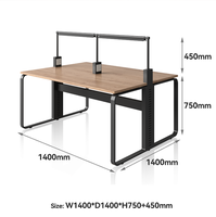 Table de lecture en acier personnalisée, fournisseur OEM de bureaux métalliques pour grands projets éducatifs et appels d'offres pour bibliothèques publiques