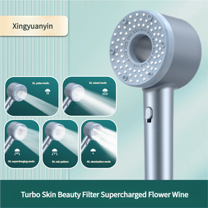 Siêu Turbo Lớn Lưu Lượng Nước Năm Giai Đoạn Lọc Hộ Gia Đình Shower Head Hot-Bán Áp Lực Tăng Cho Khách Sạn Phòng Tắm - Product Image 4