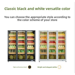 <span class=keywords><strong>Réfrigérateur</strong></span> commercial vertical à rideau d'air pour fruits et viandes avec options <span class=keywords><strong>multi</strong></span>-<span class=keywords><strong>portes</strong></span> - Product Image 5